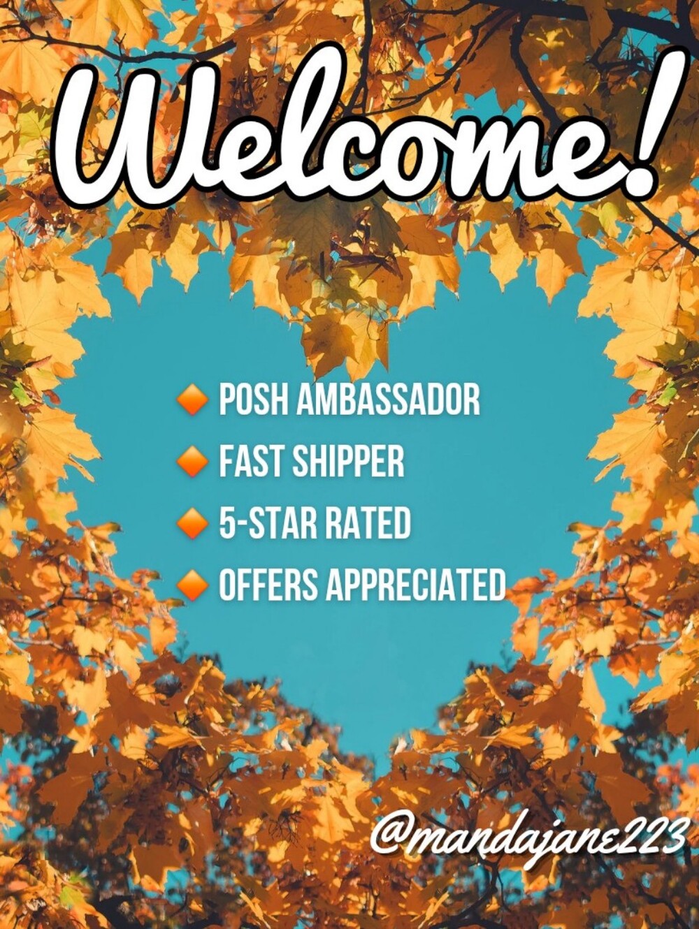WELCOME to my closet! 💜  Offers greatly appreciated, same or next day shipping!